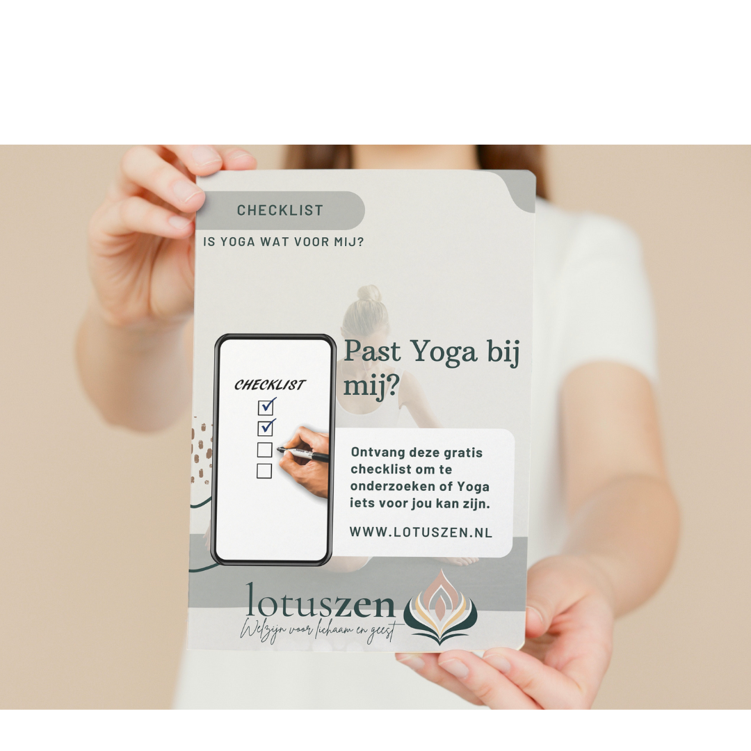 Lotuszen checklist over Yoga